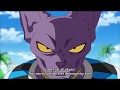 Beerus gets suprised and frustrated