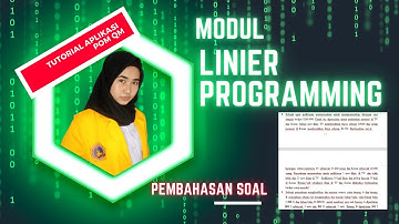 MODUL LINIER PROGRAMMING (Pembahasan Soal 8-11)