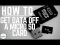 How to gets and pictures from a micro sd card on to your computer