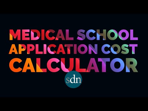 Medical School Application Cost Calculator