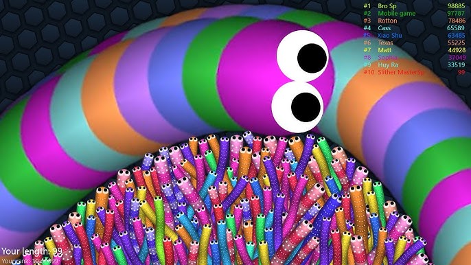 Slither.io A.I. 135,000+ Score Epic Slitherio Best Gameplay! #107 