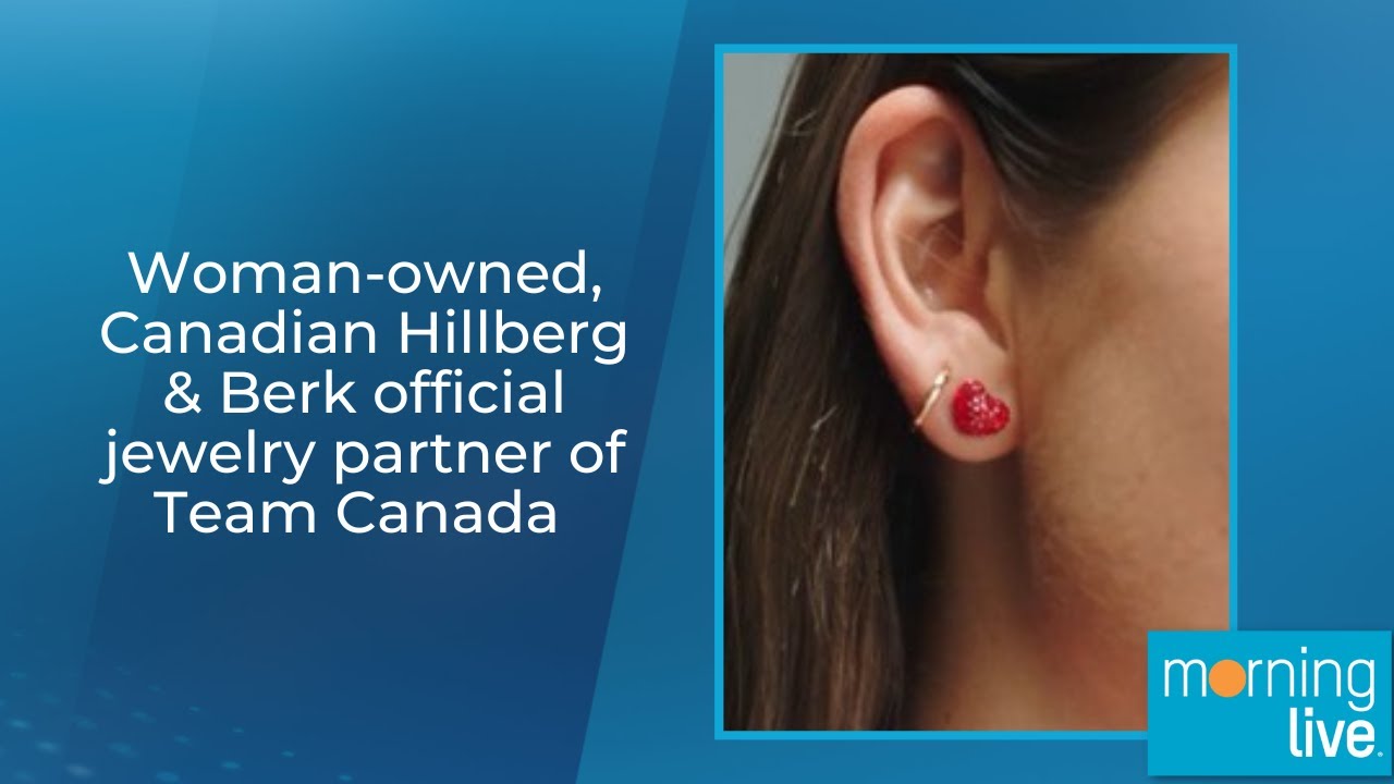 Woman-owned, Canadian Hillberg & Berk official jewelry partner of Team Canada