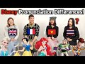 Anime Character Pronunciation Differences!! (Disney) UK, France, Vietnam, Thailand