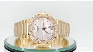 Patek Philippe Nautilus 7118/1200R-001 White Dial 18k Rose Gold Watch