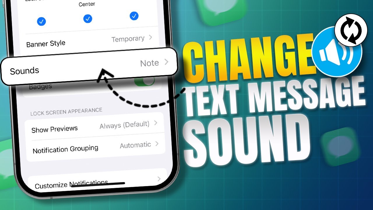 How to Change Different Text Message Sounds on iPhone | Add Another ...