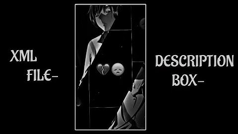 SAD STATUS VIDEO 🥺|| BROKEN HEART STATUS 💔|| NEW SAD XML FILE #xml i
