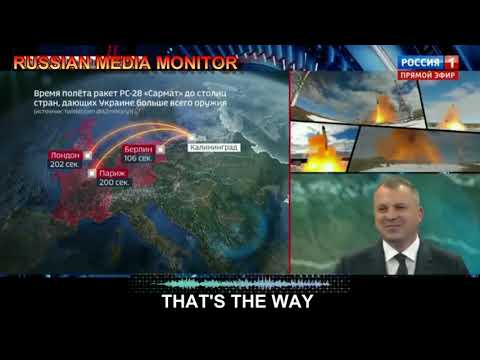 Russian State TV Shows How Fast a Nuclear Strike From Kaliningrad is Towards Berlin, Paris & London