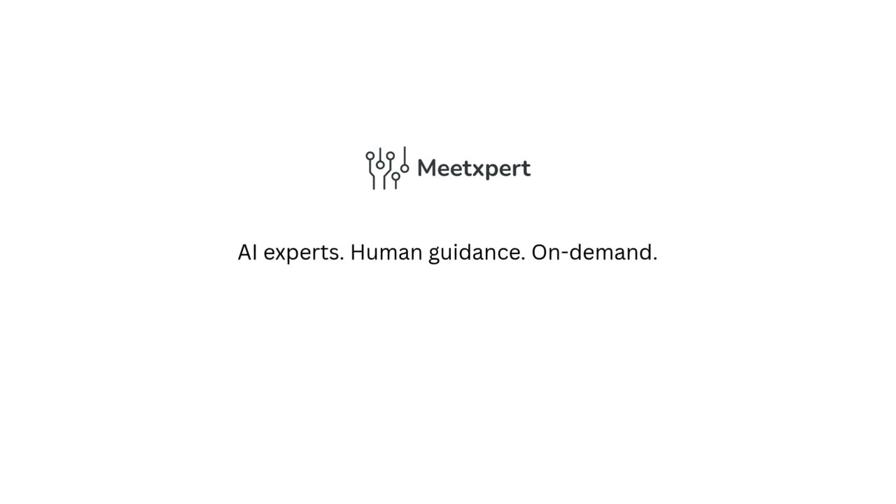 Meetxpert Connects with Vetted AI Experts in Minutes
