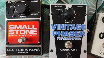 "ELECTRO HARMONIX Small Stone" VS "BEHRINGER VP1 Vintage Phase Shifter" (Overdrive/Dist)