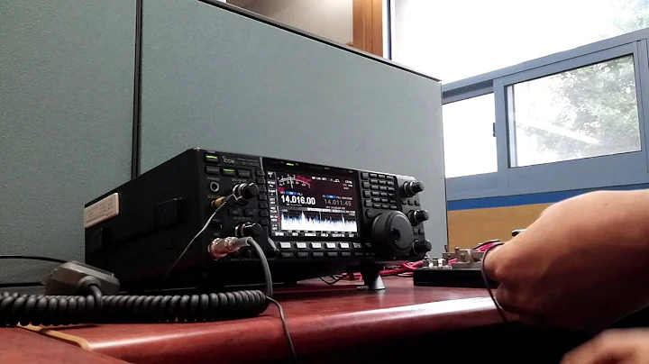 High Speed Telegraphy Transmission using straight key(KY-3A) & micro S/W