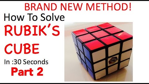 How To Solve Rubik