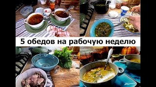 Обеды! Варианты обедов! Что приготовить на обед! Вкусные супы и борщи