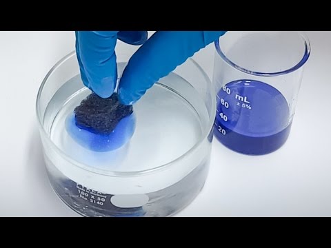 A reusable sponge that soaks up oil, could revolutionize oil spill and diesel cleanup