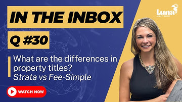 In the Inbox - Q30 - What is the difference between Strata Title and Fee-Simple title in Belize?