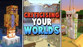 Judging Your Minecraft Worlds Harshly But They're Actually Pretty Good