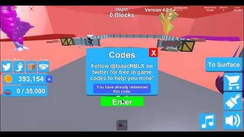 CODES! [FOOD] Mining Simulator