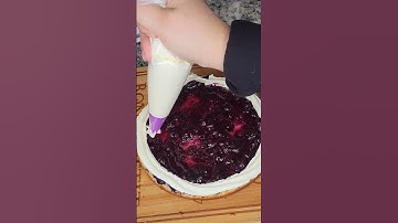 Lemon Blueberry Cake #lemonblueberrycake # springcake    full recipe on next video.