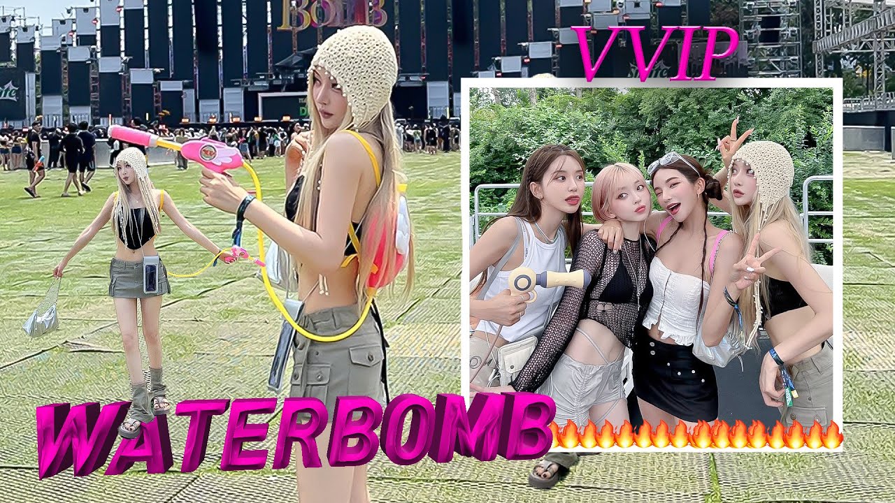 [SUB] 워터밤 제대로 뿌시고옴🐬💙 VVIP존, 후기, 꿀팁 총정리ㅣWATERBOMB VLOG