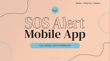 SOS ALERT APP