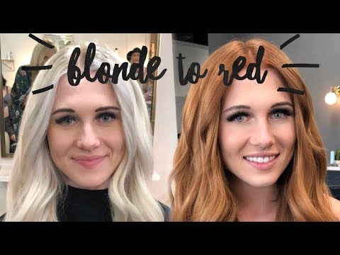 Blonde To Copper Red Julianne Hough Inspired Youtube