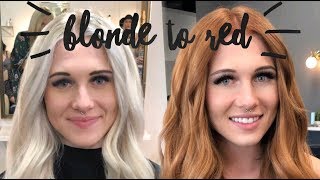 BLONDE TO COPPER RED! JULIANNE HOUGH INSPIRED