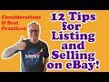 12 tips to remember when listing and selling on ebay best practice  process considerations