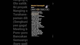 Download Lagu Menteri Durmagati - Kajawi MP3