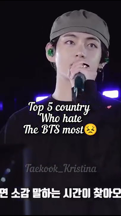 Top 5 country who hate the BTS most 😣 (according to google)