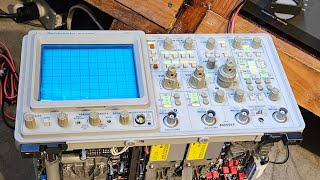 Trying to fix tektronix 2465b 400mhz oscilloscope