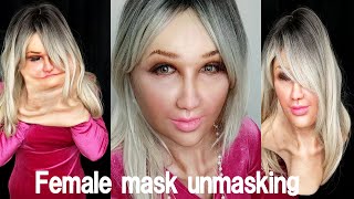 Realistic Female Silicone Mask - Unmaskingmaskofftransforming -