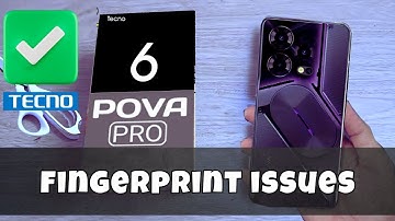Tecno Pova 6 Pro Finger Print Sensor Not Working Problem || How to solve fingerprint issues
