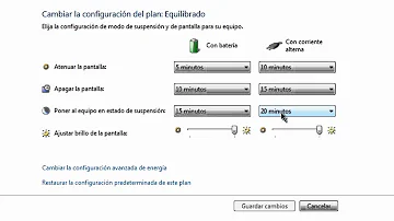 ¿Cómo mantener la pantalla encendida Windows 7?