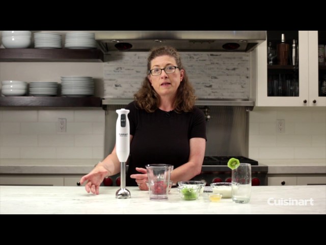 Cuisinart Smart Stick® Variable Speed Cordless Rechargeable Hand Blender  (CSB-300) Demo Video 