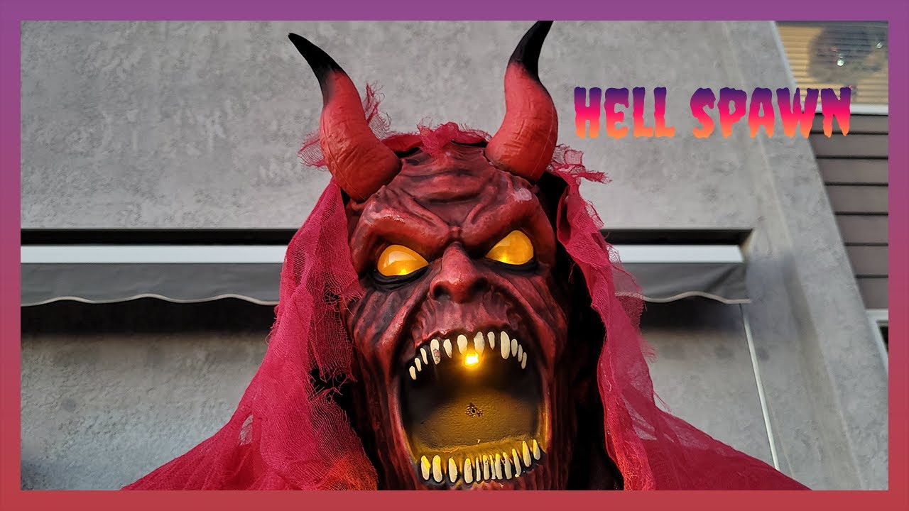 👺Spirit Halloween 2023 - Hell Spawn Unboxing/Setup/Review 😈