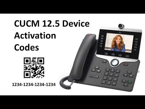 CUCM 12.5 Activation Code Phone Registration Process