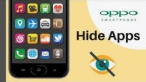 How to hide apps in oppo a1k