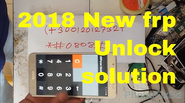 Samsung J710f frp unlock 2018 nougat 7.0 Calculator method