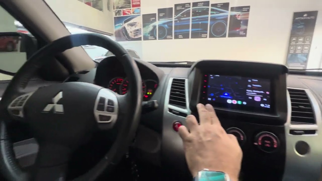 Pajero Dakar 2016 - Central Pioneer 7" conexão sem fio - ArtsomAuto