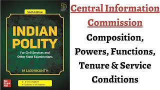 (V200) (Central Information Commission - Composition, Powers & Functions) M. Laxmikanth Polity