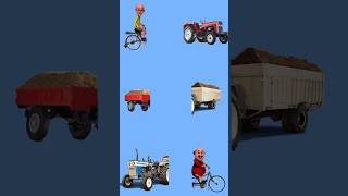 Motu Patlu Mahindra tractor 275 t shorts modified tractor wala video |VFX #shorts#shortviral#cartoon