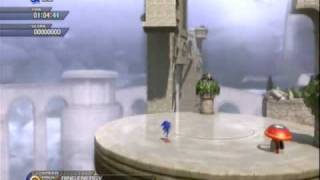 Sonic unleashed: Spagonia Rooftop run Day Act 2-2: 3D in a 2D Area (xbox 360) [DLC]
