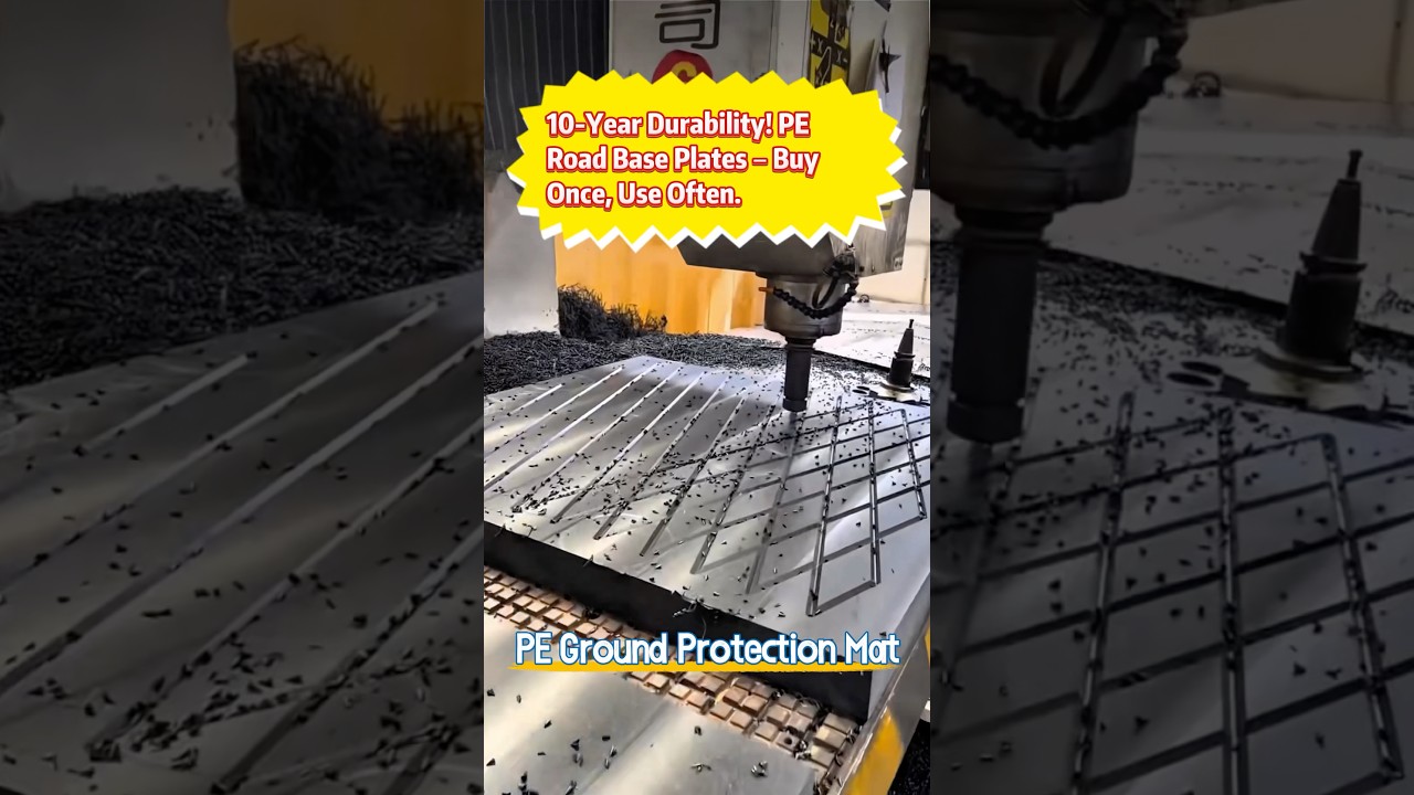 200+ Reuses! PE Road Base Plates: Strong, Light, & Eco-Friendly (Tested!) 🚧 