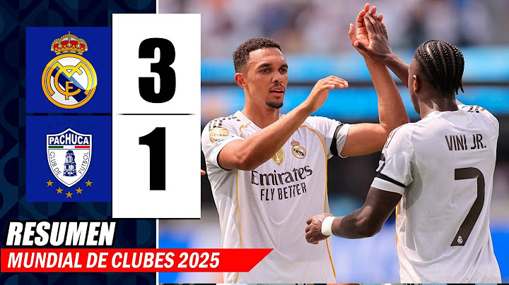 REAL MADRID vs PACHUCA 3-1 | GOLES y RESUMEN | MUNDIAL de CLUBES 2025