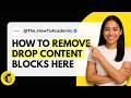 How to Remove “Drop Content Blocks Here” in Mailchimp [Quick Guide]