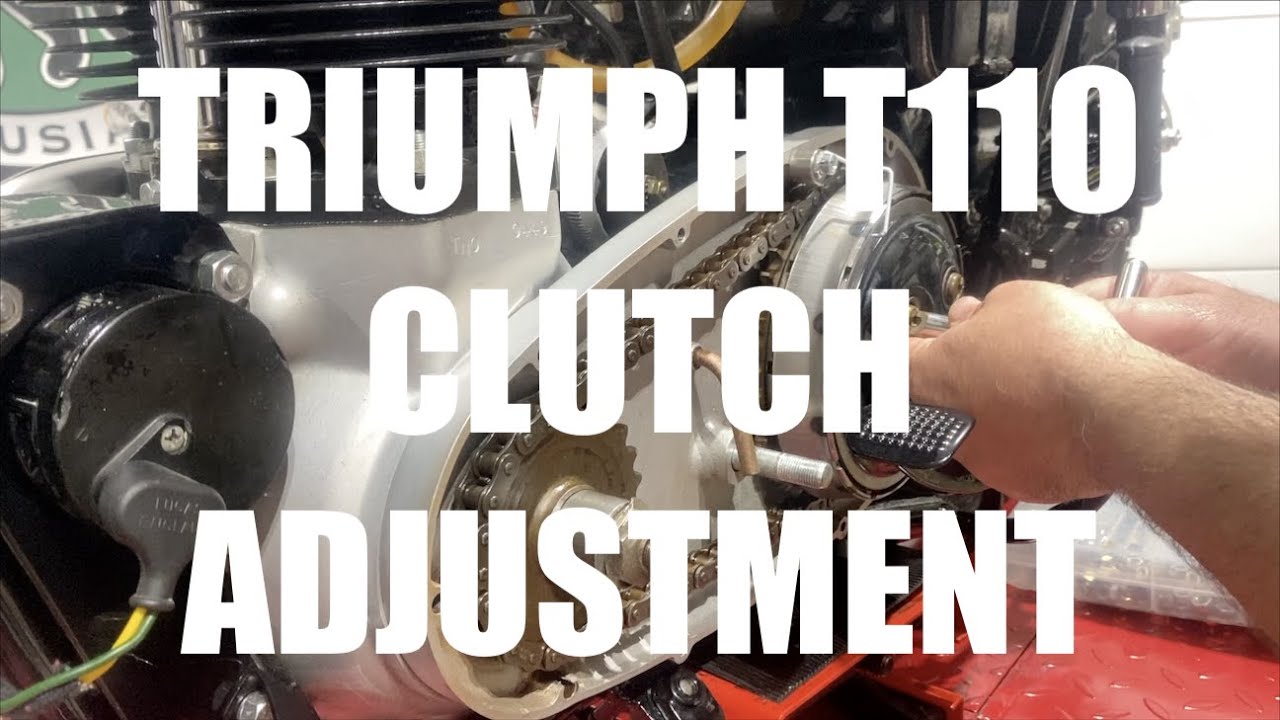 1956 Triumph T110 Pre Unit - T110 Quick Clutch Adjustment