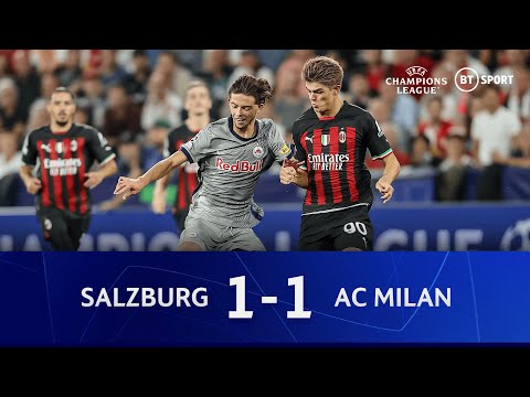 Rb salzburg v ac milan (1-1) | rossoneri held firm by red bulls | champions league highlights