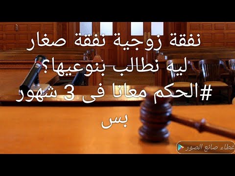 دعوى نفقة زوجية صغار كيفية الحصول على اكبر نفقة تصل4