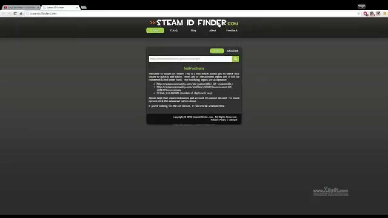 How to find your steam id