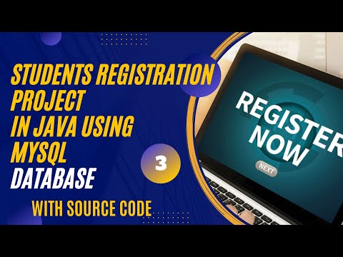 student registration project in java using mysql database