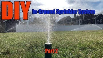 DIY Orbit In-Ground Sprinkler System Part 2!